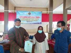 PENYERAHAN SERTIFIKAT TANAH PROGRAM PTSL TAHUN 2020