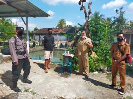 Gugus Tugas Kalurahan Genjahan Pantau Tempat Pemancingan selama PPKM DARURAT